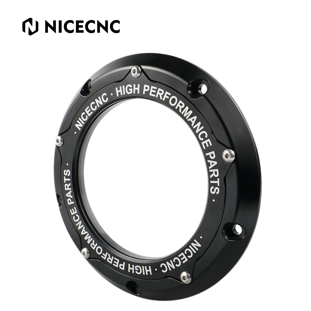 NICECNC Clear M8 Derby Cover For Harley Road King FLHR/Street Glide FLHX 16-22