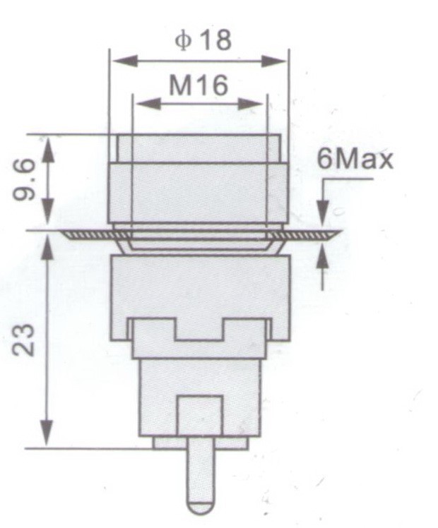 5PCS 16MM Red ROUND Maintained Latching PUSH BUTTON SWITCH 3 PINS 250V 3A
