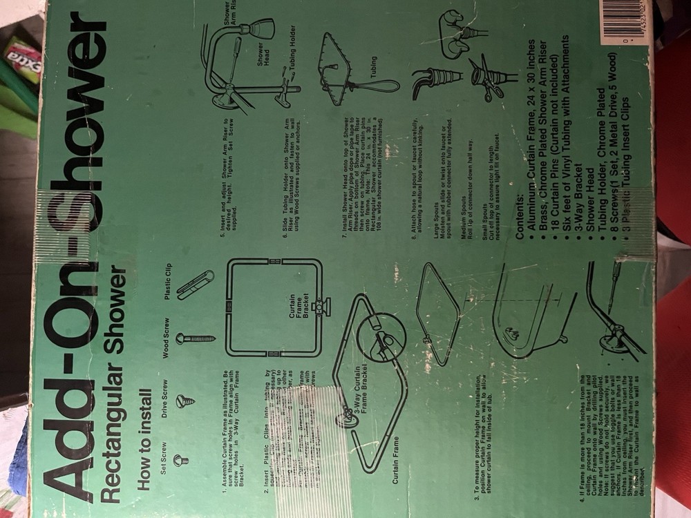 Add On Shower Opened But Complete