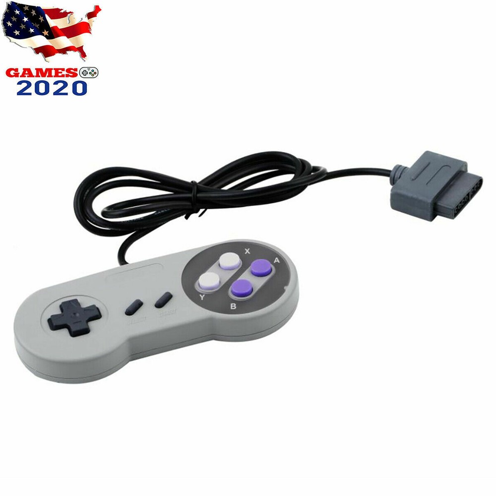 2 FOR New Super Nintendo SNES System Console Replacement Controller 6FT SNS-005