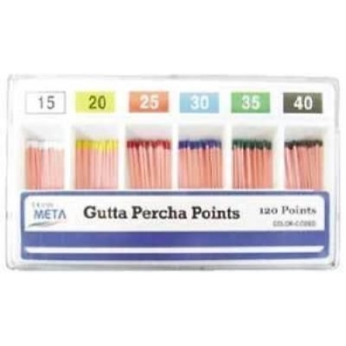 META GUTTA PERCHA POINTS - #40 - 120/PACK