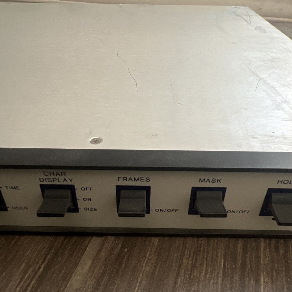 Cipher Digital Time Code Reader 735V Audio Video Equipment