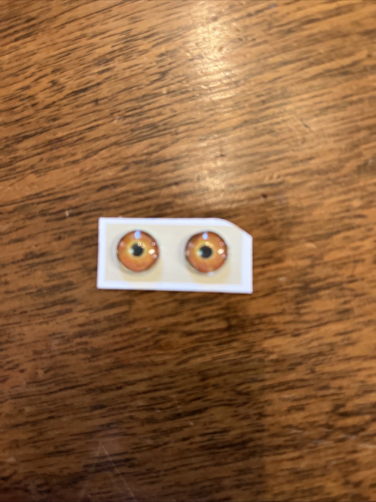 5 pair of New Concept Glass Eyes for Taxidermy and Decoy Making. Hazel