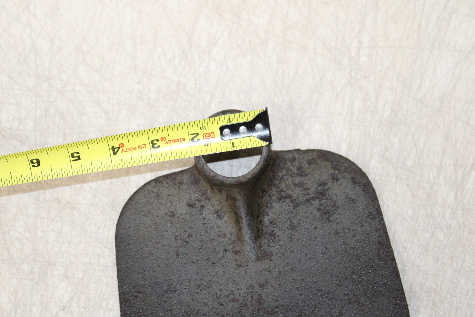 Vintage Large Garden Hoe Head Vintage Garden Trenching Hoe Head Cultivator