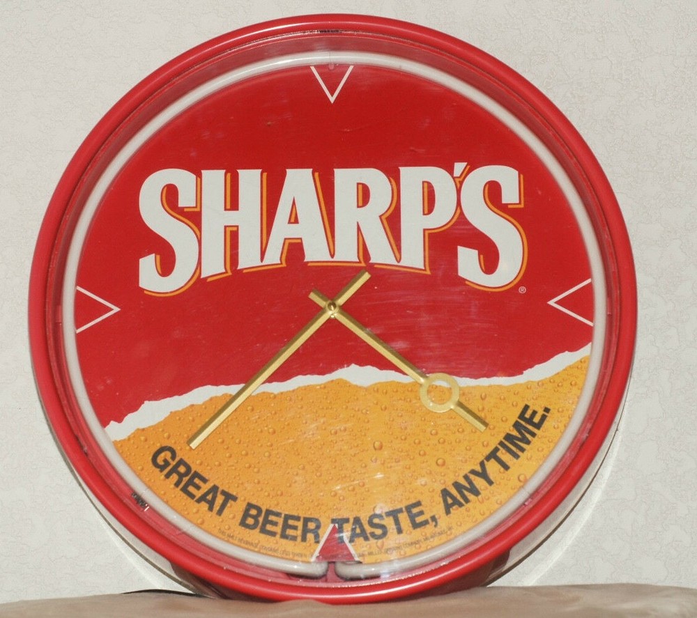 Sharp's Miller Beer Neon Wall Clock Red