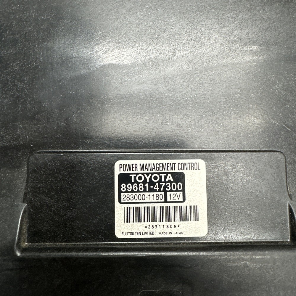 2012 2013 TOYOTA PRIUS POWER SOURCE CONTROL MODULE CHASSIS ECM ASSEMBLY