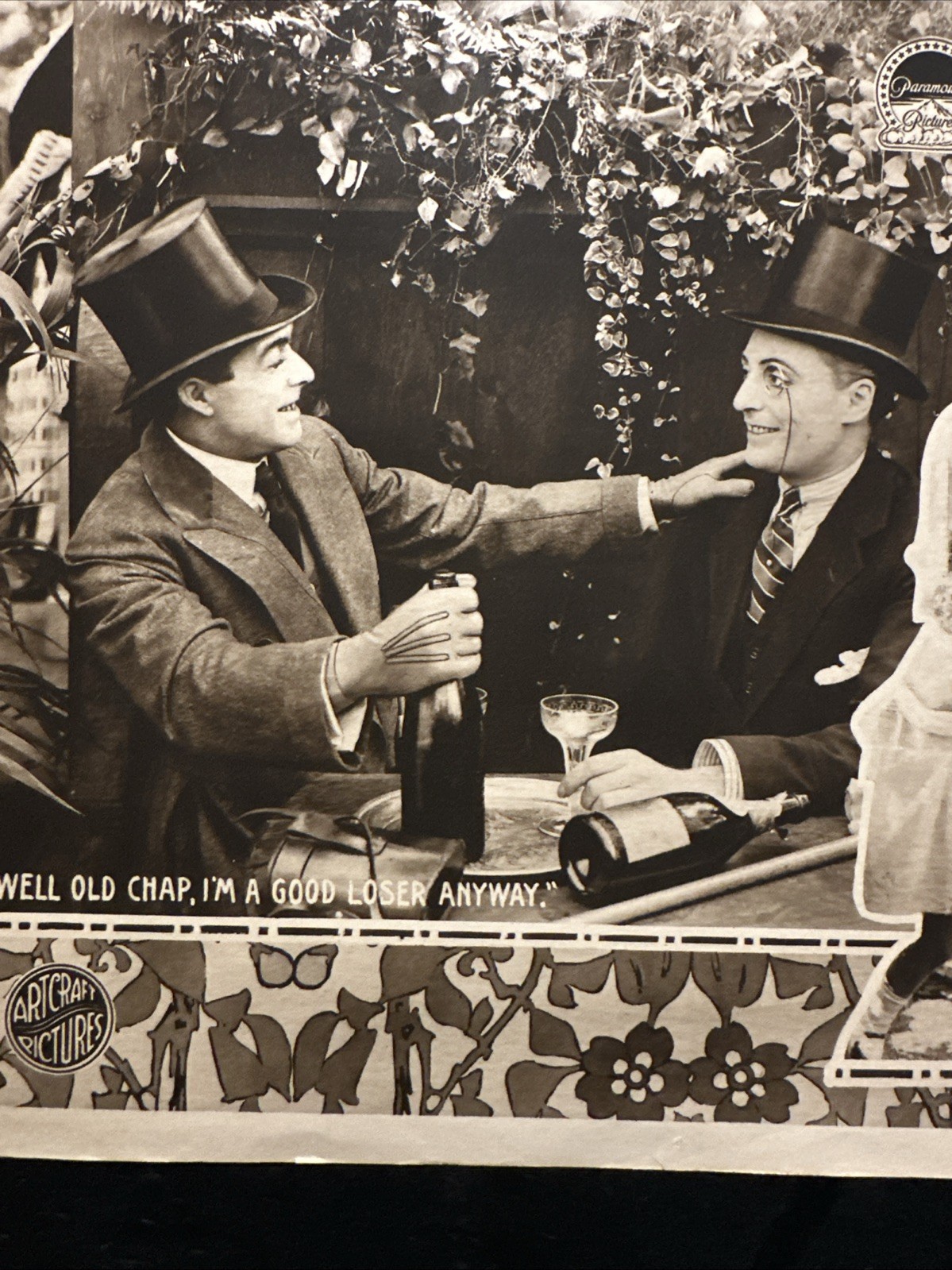 ANTIQUE ART CRAFT PICTURES/ PARAMOUNT THE SILVER KING Movie LOBBY POSTER CARD