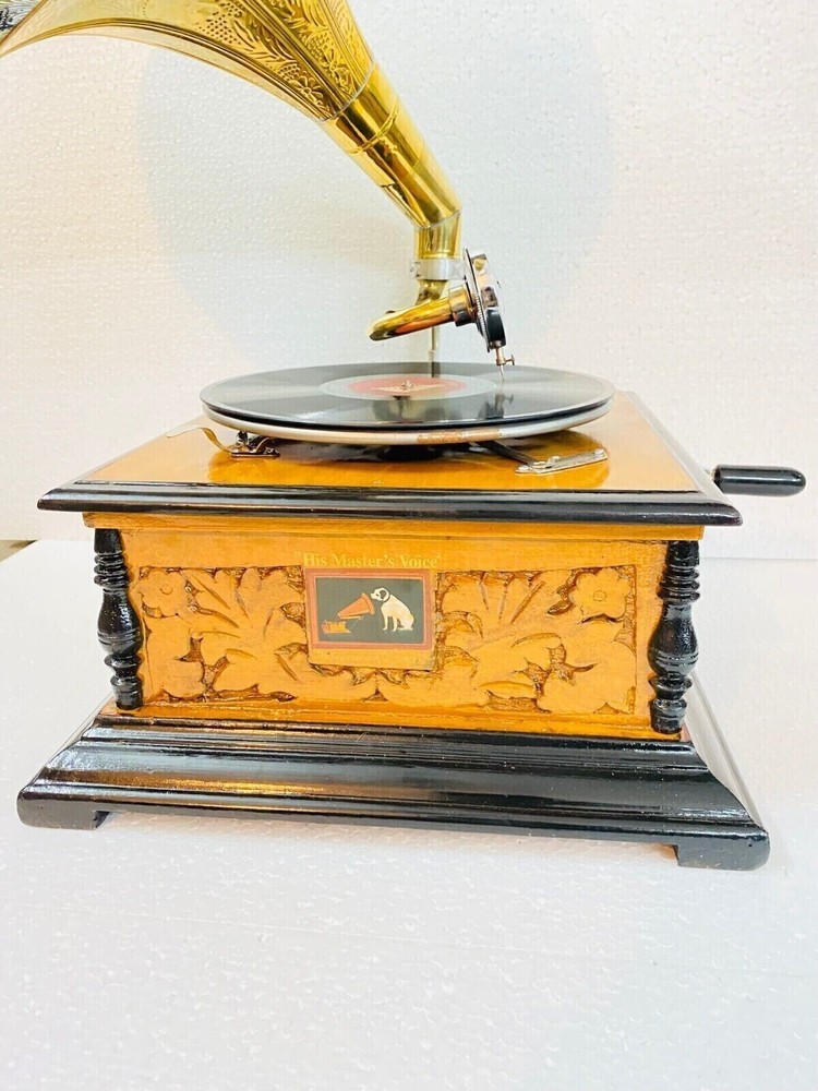 Working Gramophone Fully Phonograph, win-up record player Gramophone