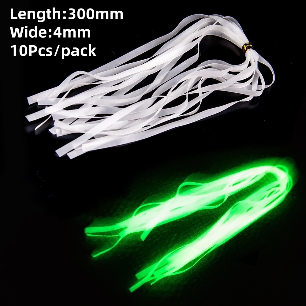 2pack Luminous Flash Tinsel Twisted Flashabou Fly Tying Assist Jig Hook Material