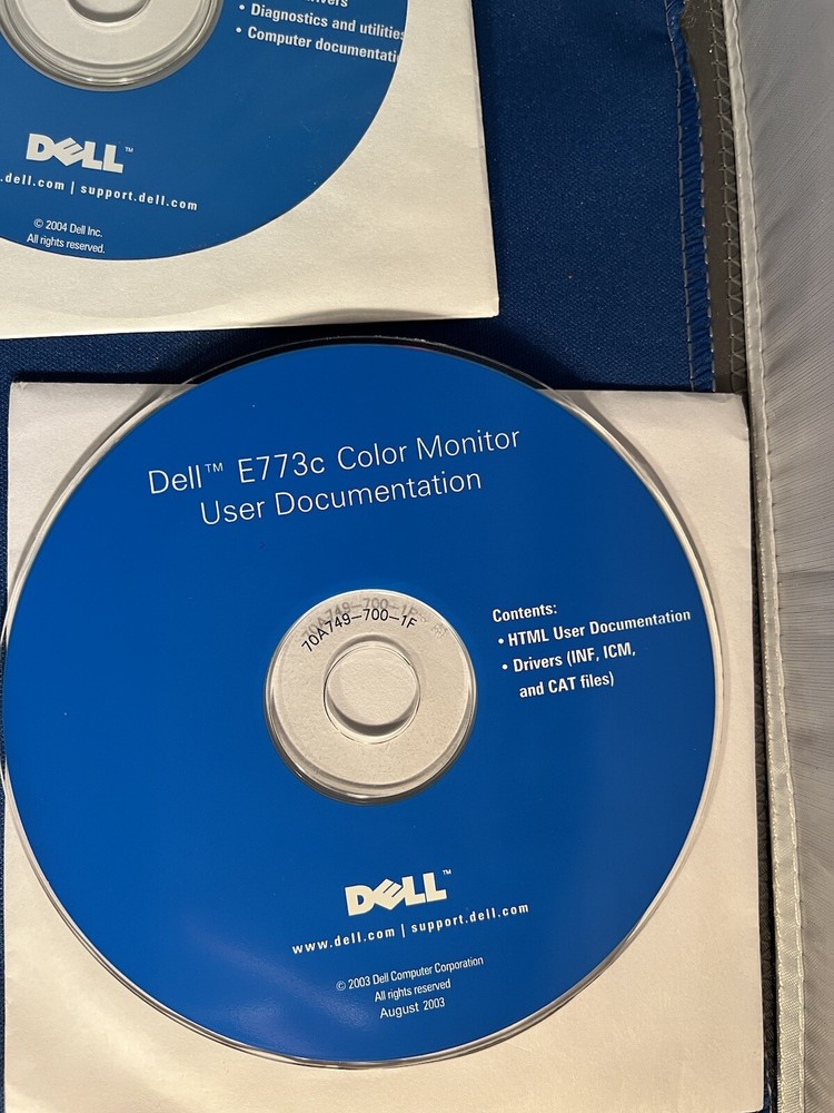 8-DELL CD-ROM’s , Tool Systems Software, Drivers & Utilities, Printer 926 & 720