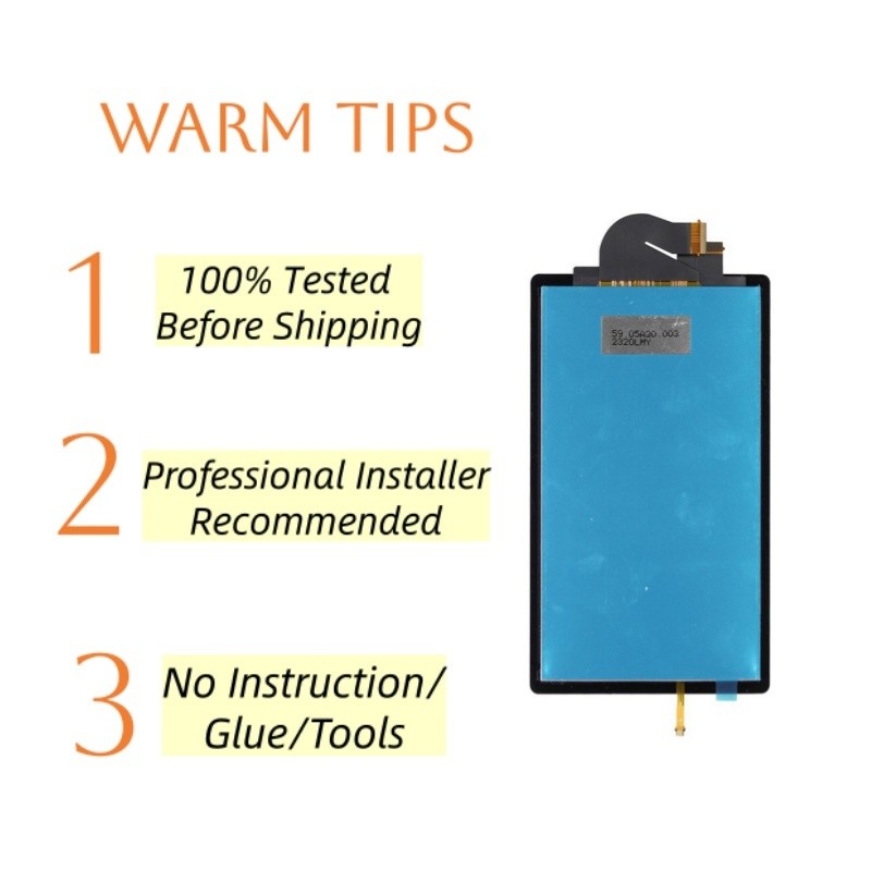 100% or Nintendo Switch Lite LCD Display Touch Screen Digitizer Assembly Replace