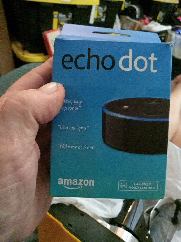 Amazon Echo Dot (2nd Generation) Smart Speaker w/ Alexa - Black - NEW