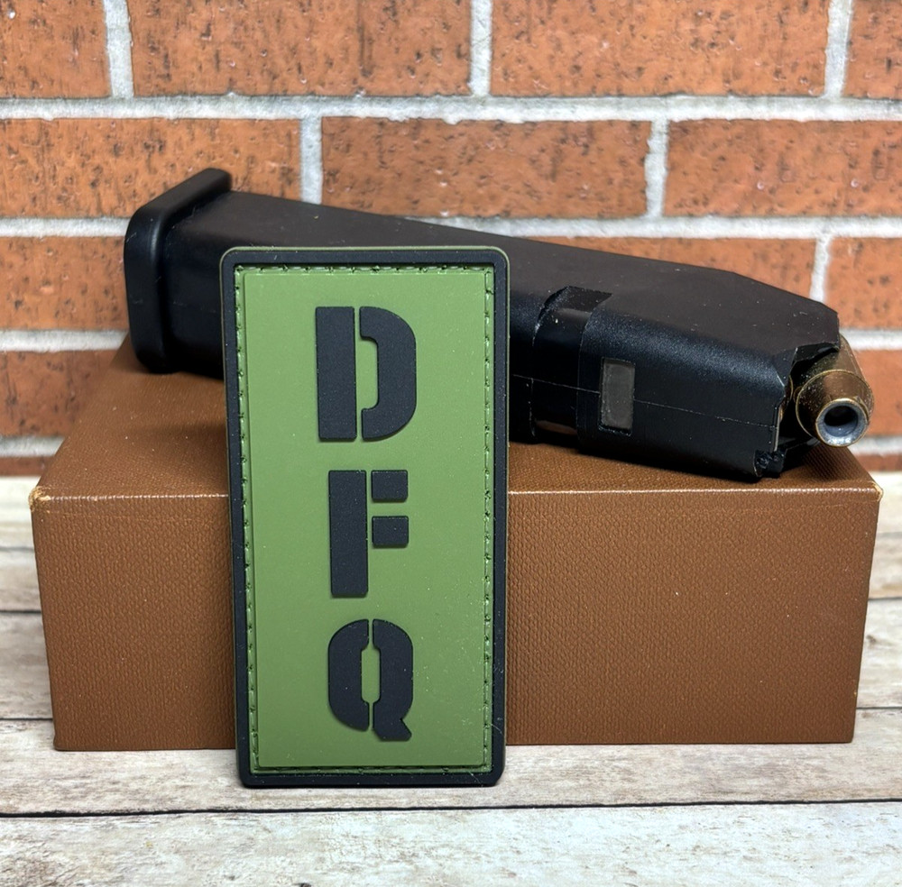 PVC Tactical Morale Patch - DFQ Patch, Don't F*cking Quit Patch - Special Forces