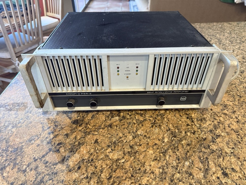 Vintage CROWN PSA-2 Self Analyzing Amplifier