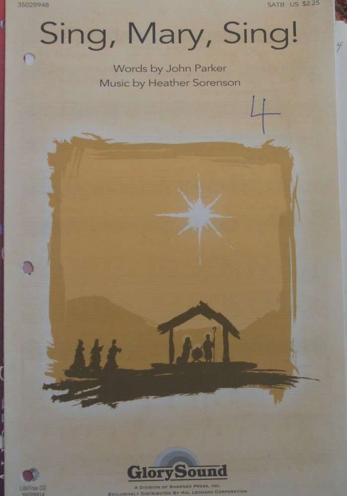 Sing, Mary, Sing! SATB single copy FS