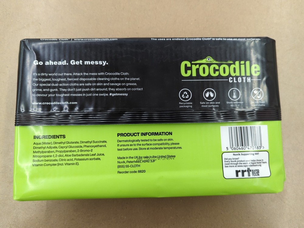 Crocodile Cloth® Multi-Purpose Cleaning Cloth - 80 Count