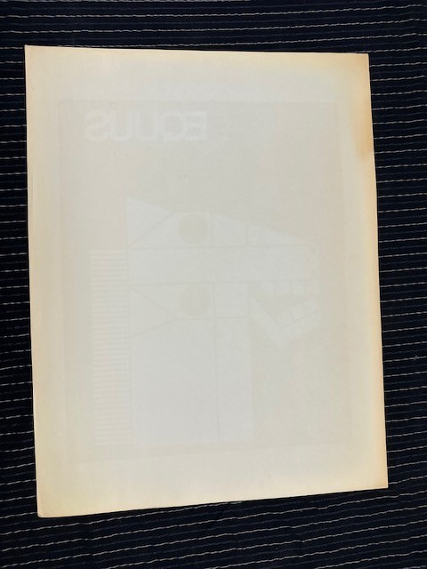 EQUUS UNCUT POSTER VINTAGE 1977 FIRST EDITION 20''x26'' RARE