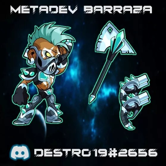 Brawlhalla Metadev Barraza Skin - Exclusive Code - Rare Code - All Platforms