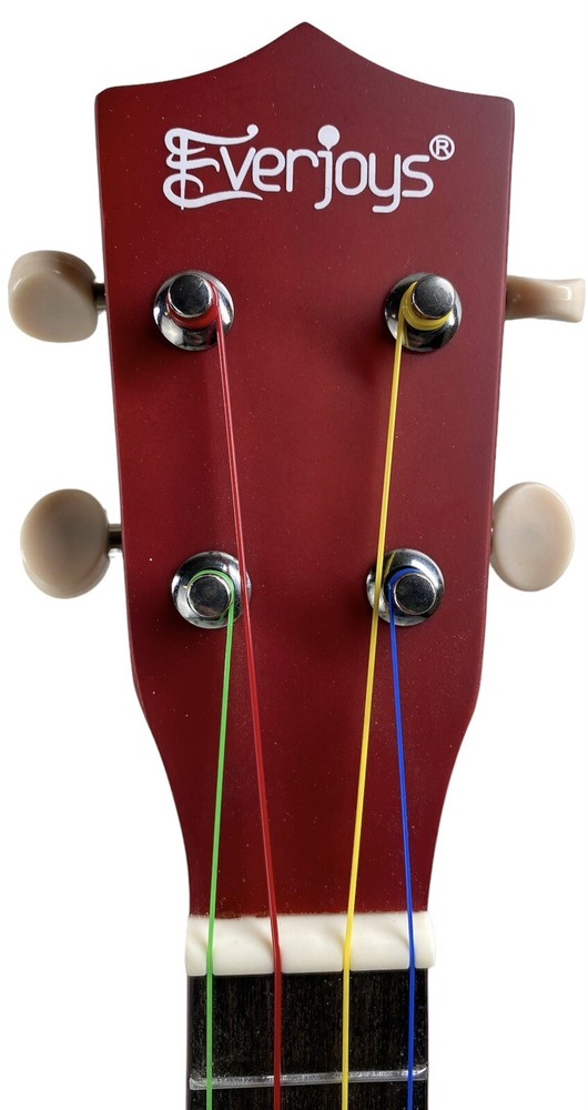Everjoys Soprano Rainbow Ukulele Beginner Pack (EVUK)