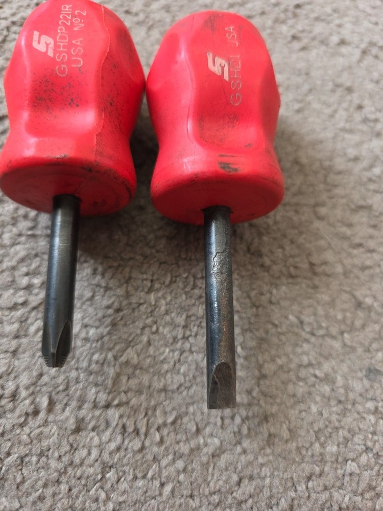 Snap On Stubby Screwdrivers