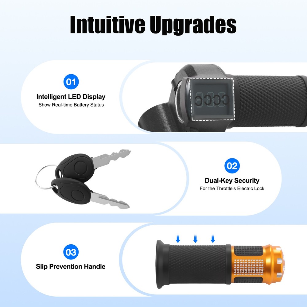 Electric Conversion Kit E-Bike Modification Kit with LED Display 24V 250W