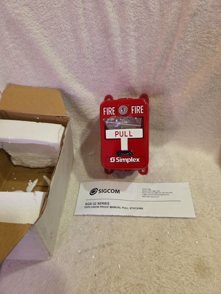 Simplex Model SGX-32, Hazardous Location Manual Pull Station, NEW