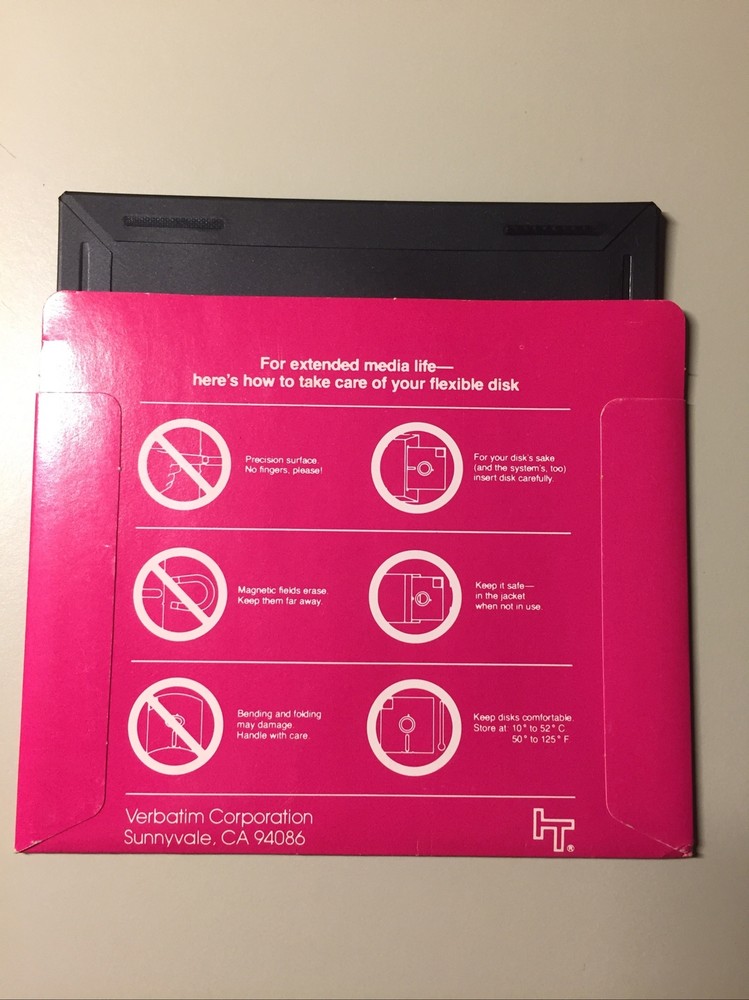 Vintage Select Information Systems MASTER 5.25” Floppy Disk VHTF