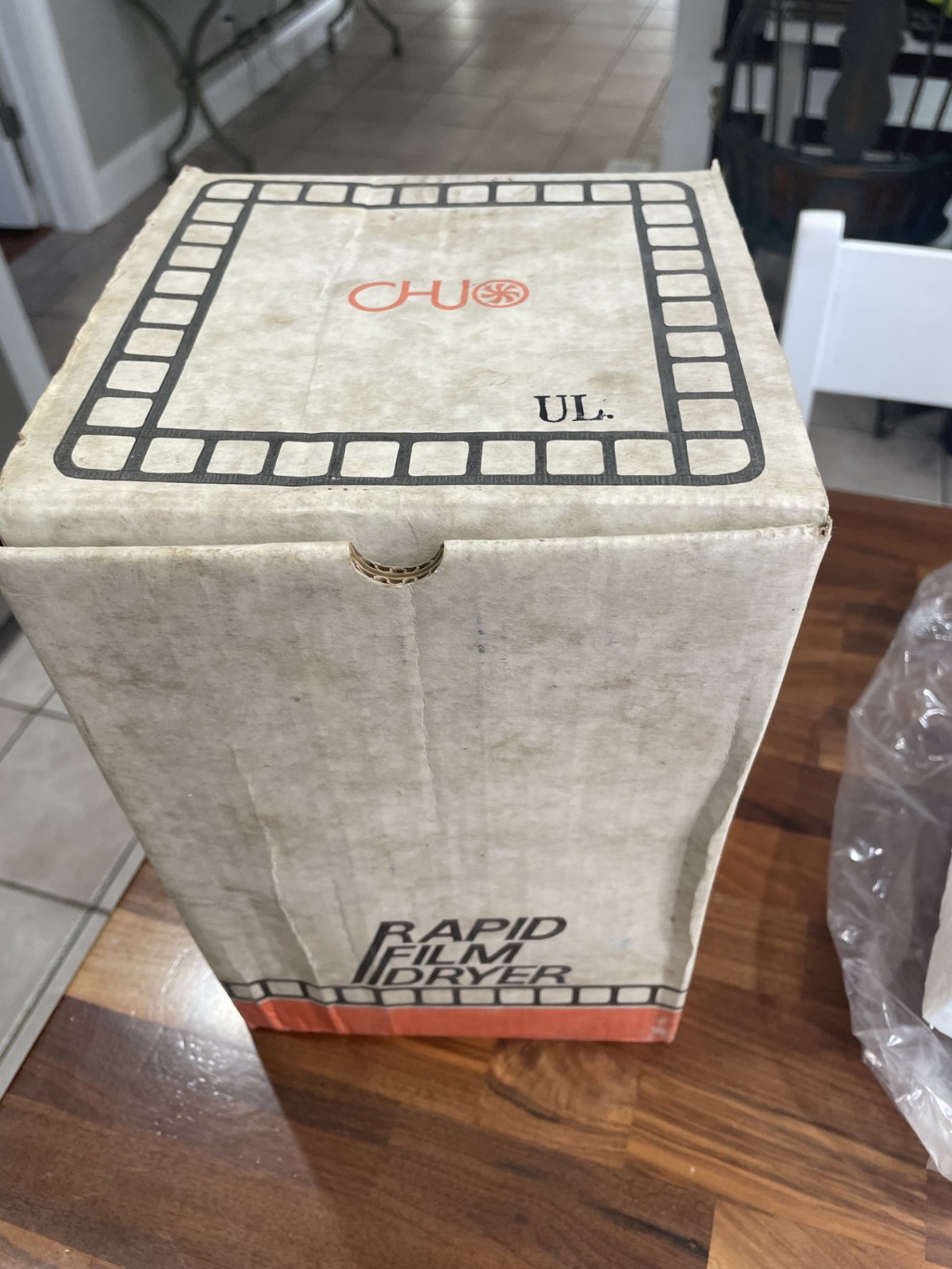 CHUO Rapid Film Dryer Vintage Old Stock Japan Amazing Condition Works Tested