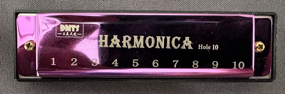 Purple DTMS Hole 10 Harmonica