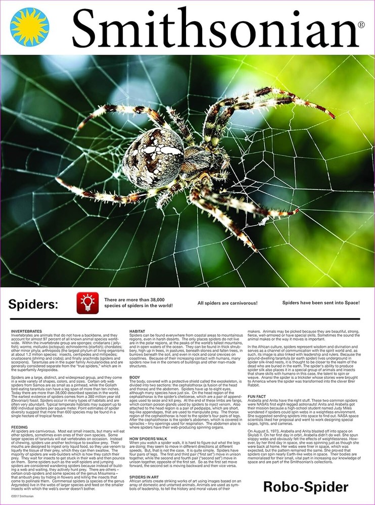 Smithsonian Science Activities Robo Spider Kit, Blue