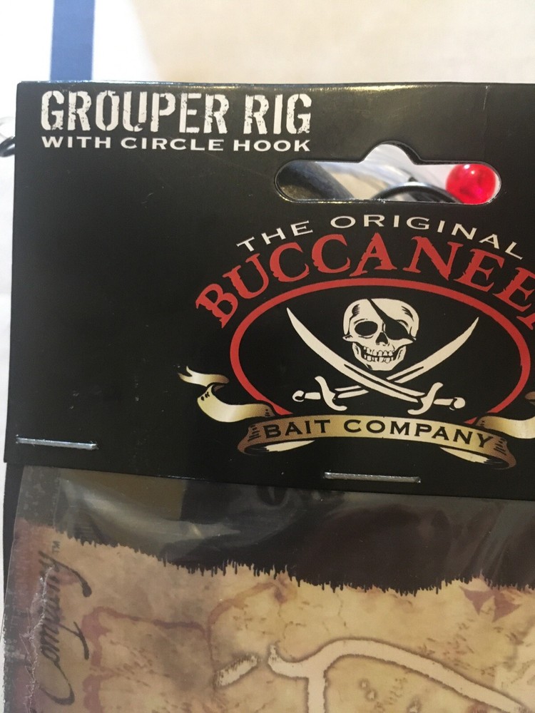 (4) 4oz Grouper Rigs 6/0 Circle Hook Egg Sinker Snapper Rig