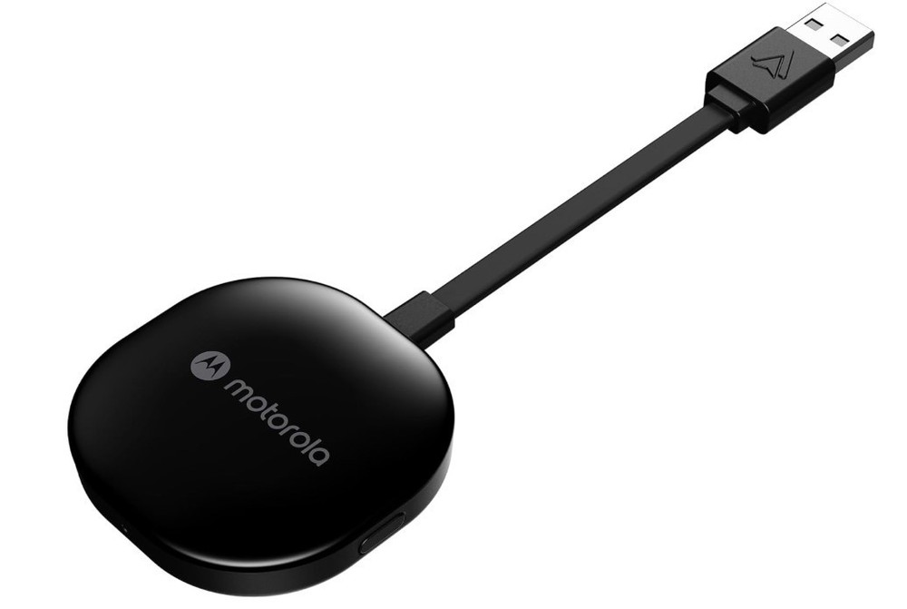 Motorola MA1 Plug-in USB Google Authorized Wireless Android Auto Car Adapter