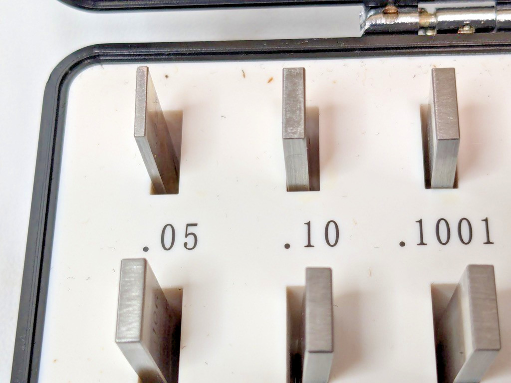 Starrett 81 Piece Gage Block Set Steel 0.05" to 4'' Range Economy Grade RS 81.B