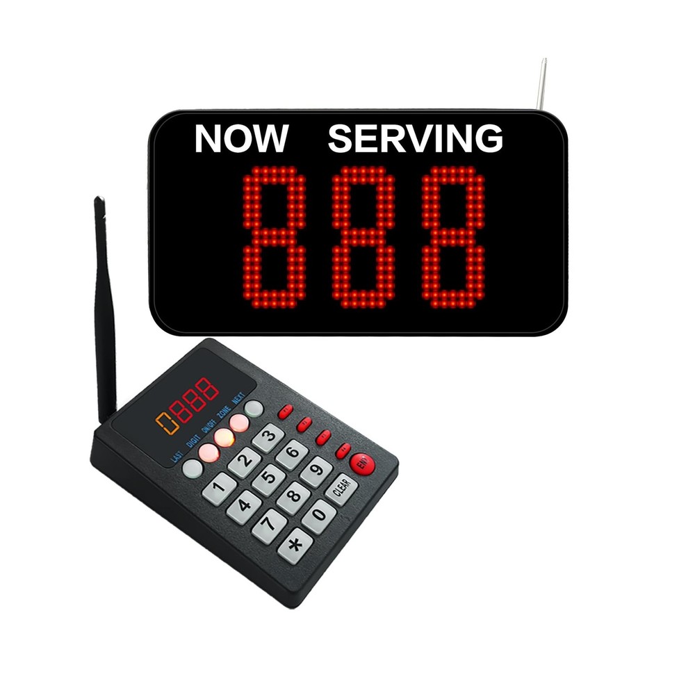 Take a Number System Queue Calling System Now Serving Queue Management System...