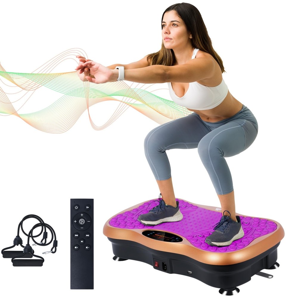 Vibration Plate Exercise Machine, Full Body Vibration Platform for Lymphatic ...