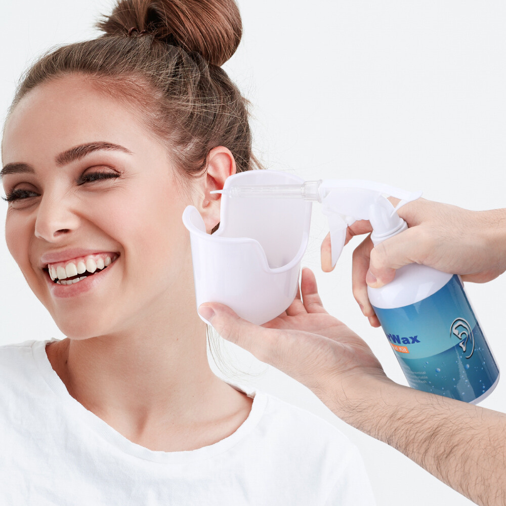 500 Ml Ear Wash Earwax Removal Tool Kit Ear Irrigation Washer Bottle System USA