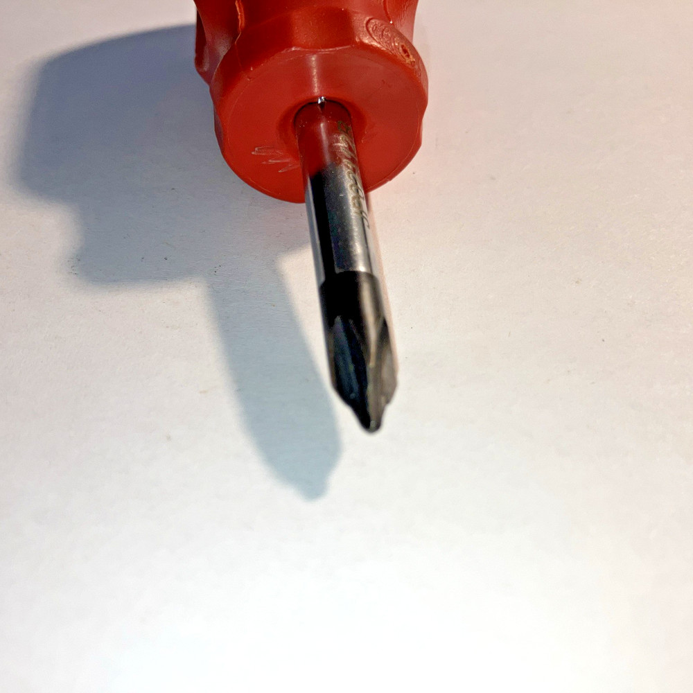 Proto Tools Stubby Phillips Screwdriver Hard Red Handle USA