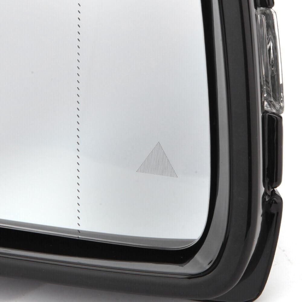 Pair Black Side Mirror Assembly For Mercedes Benz M GL Class ML63 ML350 W164