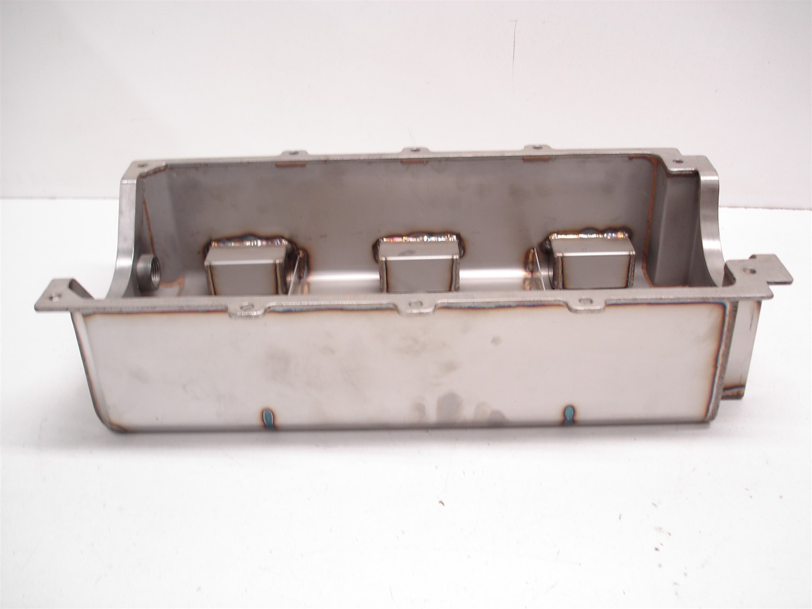 NEW NASCAR HENDRICK ENGINES. GM R07 R07.2 CHEVY STAINLESS STEEL DRY SUMP OIL PAN