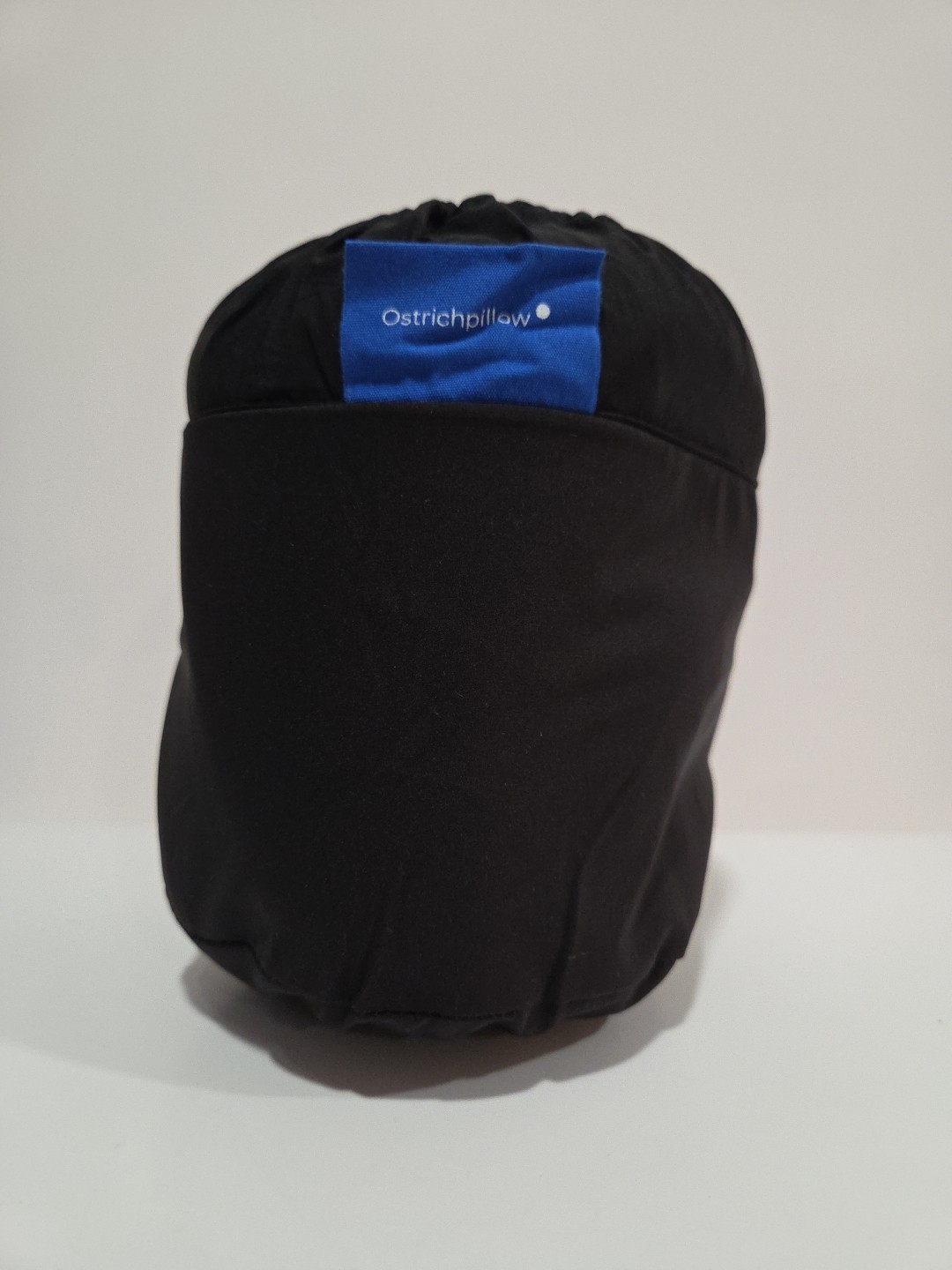 Open Box-OstrichPillow Go Neck Travel Pillow, Memory Foam, Grey/Black