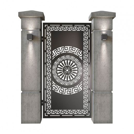 Gorgeous Custom Handcrafted Metal Entry Gate