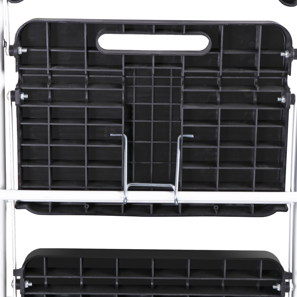 Step Ladder 3 Step Ladder with Tool Platform Folding Step Stool Multi-Purpose