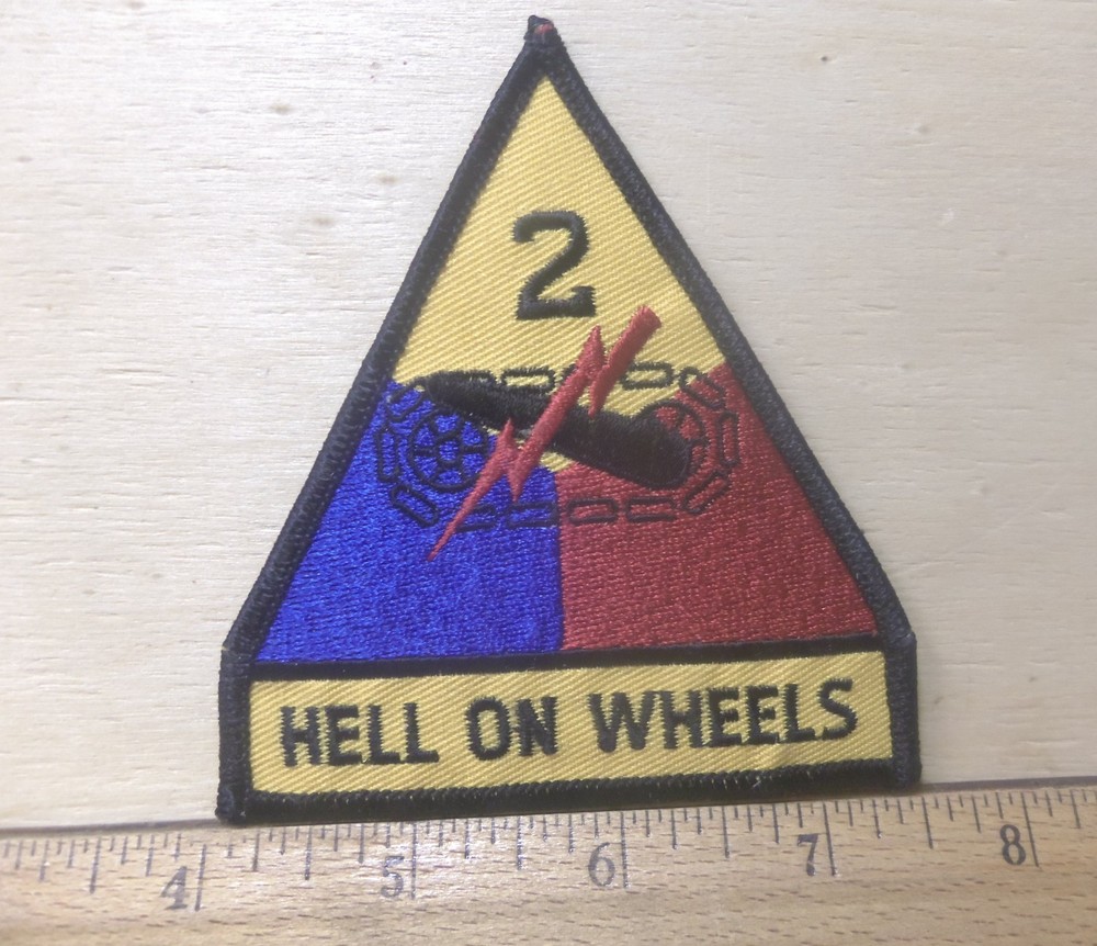 US Army - 2nd Armored Division Embroidered Patch