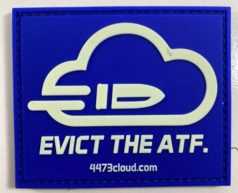 2025 Shot Show Blue Evict The ATF Morale Tactical Patch