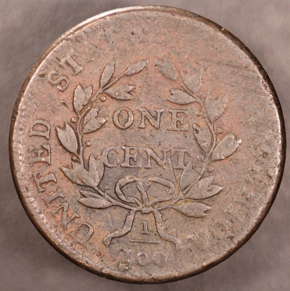 1802 DRAPED BUST CENT/ FRESH FROM ORIGINAL COLLECTION -AA 8727