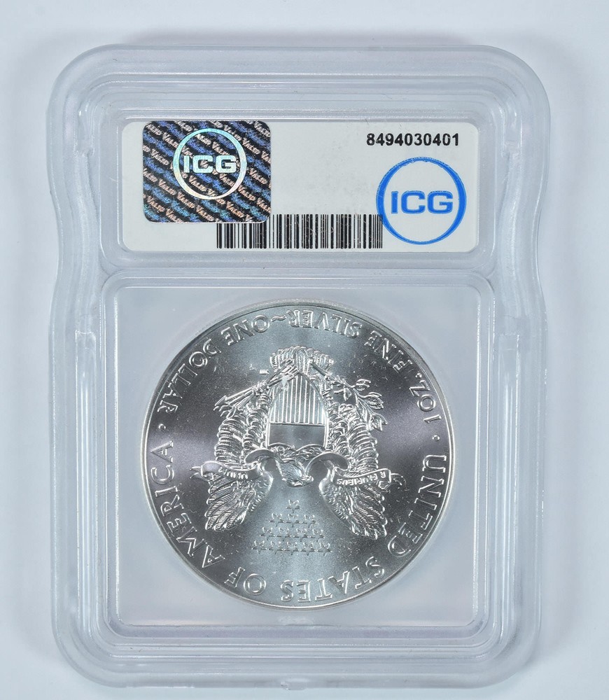 2014 American Silver Eagle MS70 ICG