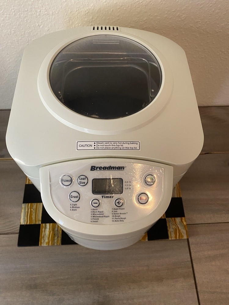 Breadman TR555LC Cool Touch Automatic Bread Baker Maker Machine 1.5lbs