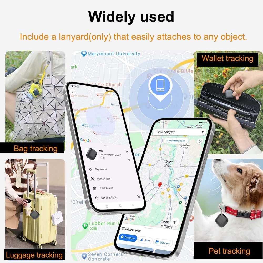 Android air Tags-2 Pack,Air Tag for Android,Google Certified Android Tracker ...