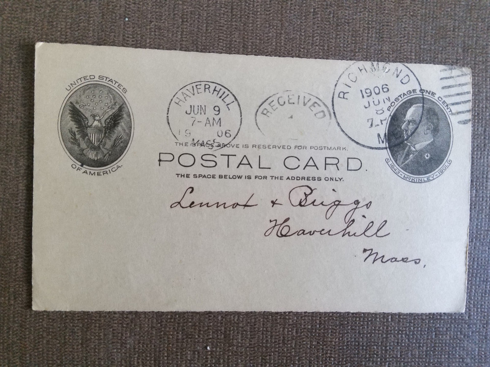 US Postal Cards c. 1885 - 1935