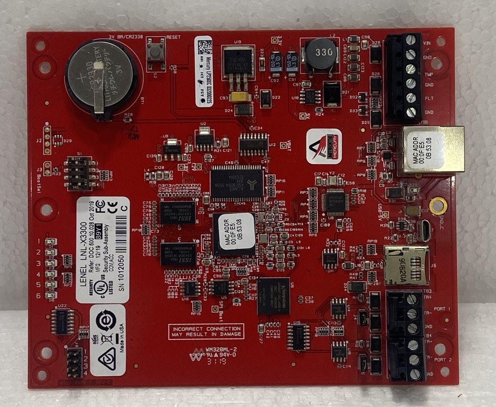 LENEL LNL-X3300 INTELLIGENT SYSTEM CONTROLLER BOARD